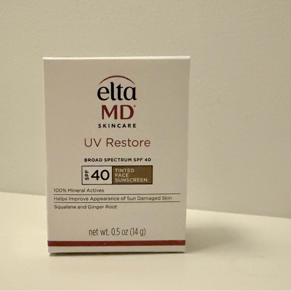 EltaMD Skincare UV Restore SPF 40 Tinted Face Sunscreen .5 oz Travel Size - Picture 2 of 7